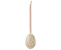 Maileg Metal Easter Ornament Branches Olive with Pink Ribbon