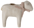 Maileg Metal Lamb Candle Holder Rose