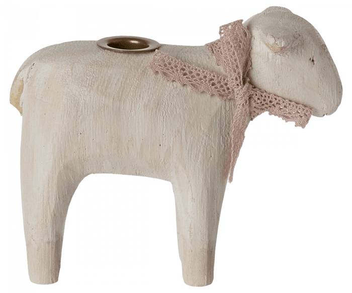 Maileg Metal Lamb Candle Holder Rose NEW ARRIVAL 2024 SOLD OUT - Ruby & Grace