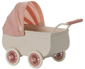 Maileg Metal Mouse Pram Coral