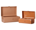 Maileg Metal Storage Suitcase Set With Tray Powder/Coral FW26:PREORDER DUE NOV
