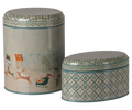 Maileg Metal Tin Set Santa Is Coming FW26: NEW ARRIVAL