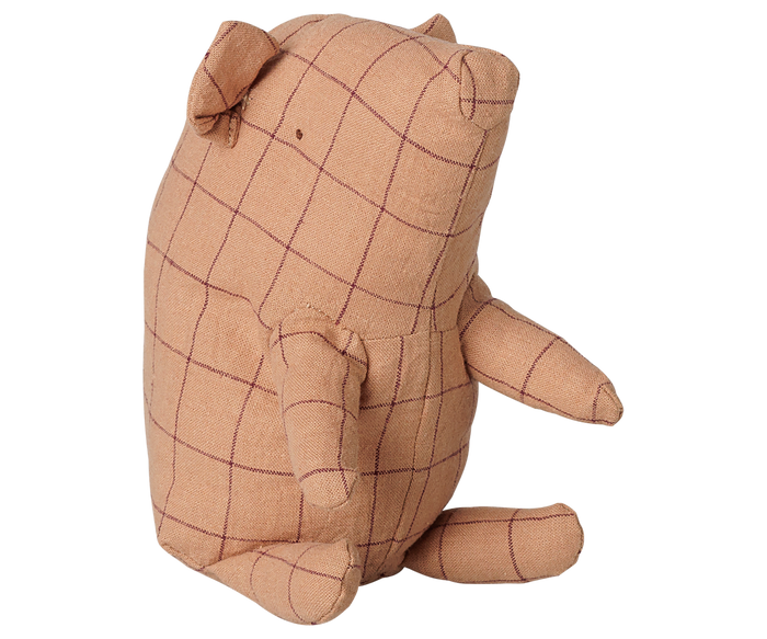 Maileg Mini Checked Truffle Pig FW26: PREORDER ONLY DUE NOV