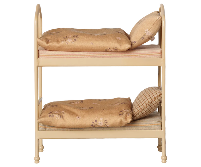 Maileg Mouse Bunk Bed Wheat FW26: NEW ARRIVAL