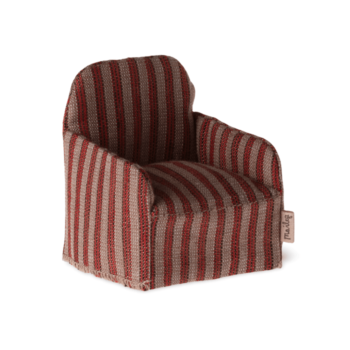 Maileg Mouse Chair Red Stripe