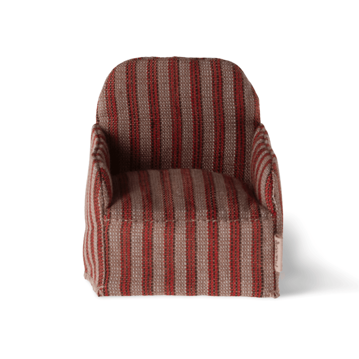 Maileg Mouse Chair Red Stripe
