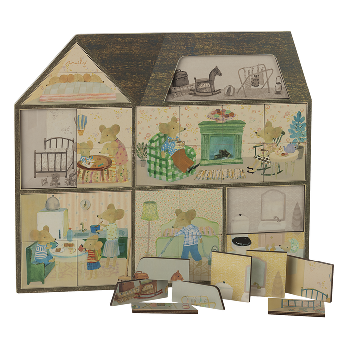 Maileg Mouse House Farmhouse Jigsaw Puzzle: LIMITED EDITION