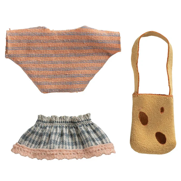 Maileg Mouse Little Sister Clothes & Bag Set SS26 BACK IN STOCK