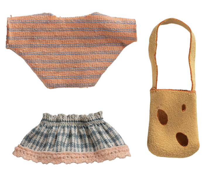 Maileg Mouse Little Sister Clothes & Bag Set SS26 BACK IN STOCK