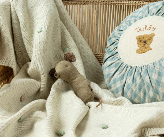 Maileg Mouse Rattle Light Umber: LAST CHANCE