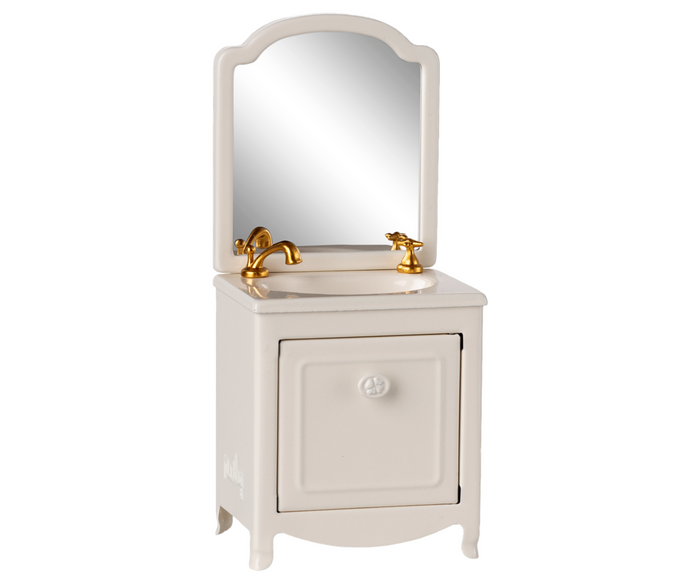 Maileg Mouse Sink Dresser White