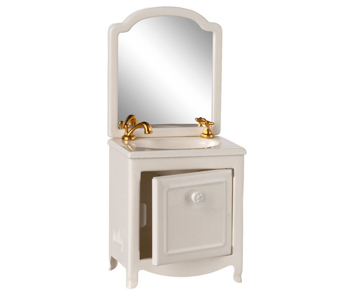 Maileg Mouse Sink Dresser White