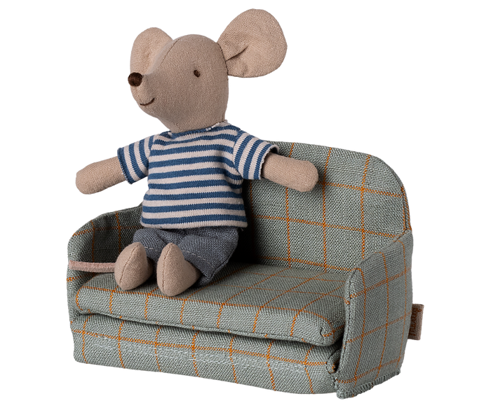 Maileg Mouse Sofabed Checked FW25 SOLD OUT