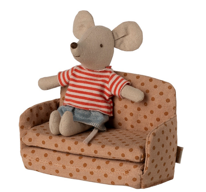 Maileg Mouse Sofabed Dots: BACK IN STOCK
