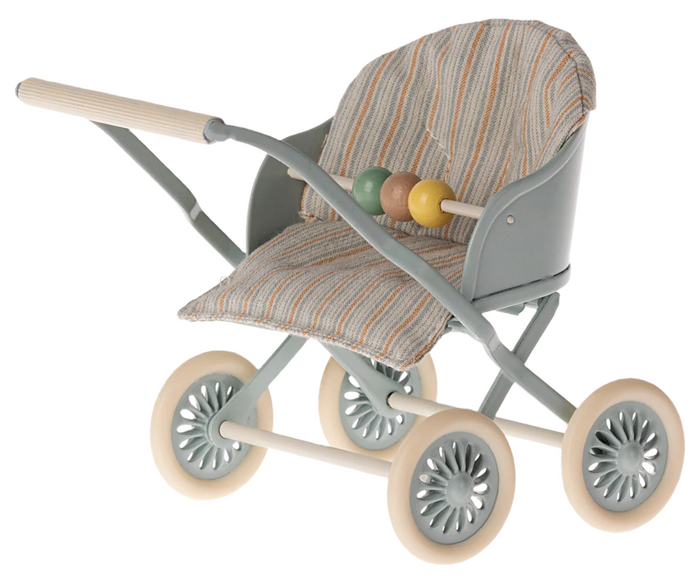 Maileg Mouse Stroller Mint: BACK IN STOCK