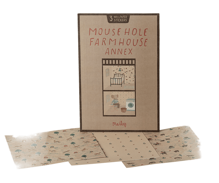Maileg Mousehole Farmhouse Annexe Wallpaper