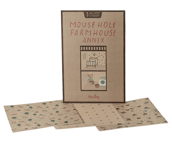 Maileg Mousehole Farmhouse Annexe Wallpaper