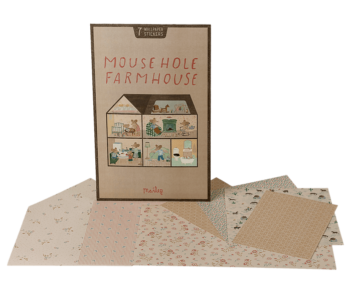 Maileg Mousehole Farmhouse Wallpaper: BACK IN STOCK