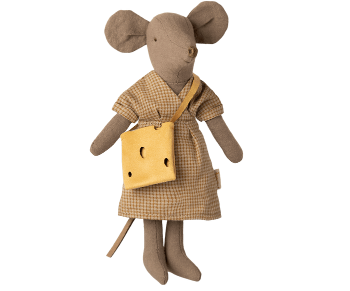 Maileg Mum Mouse Light Brown BACK IN STOCK