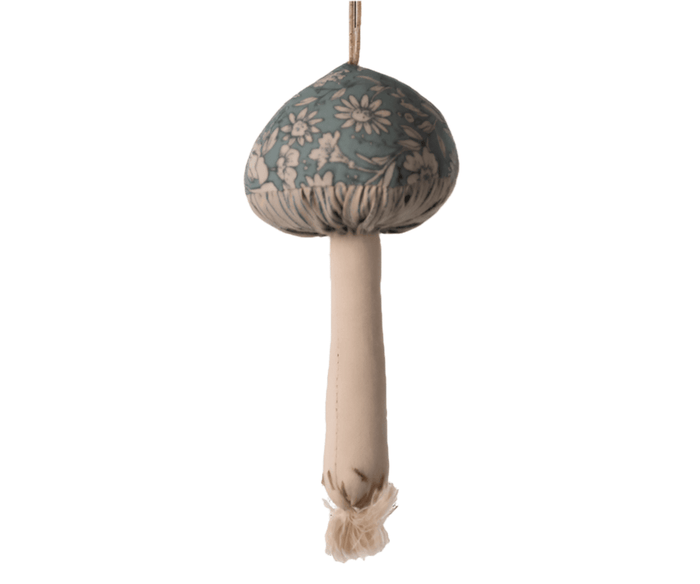Maileg Mushroom Ornament Blossom Green