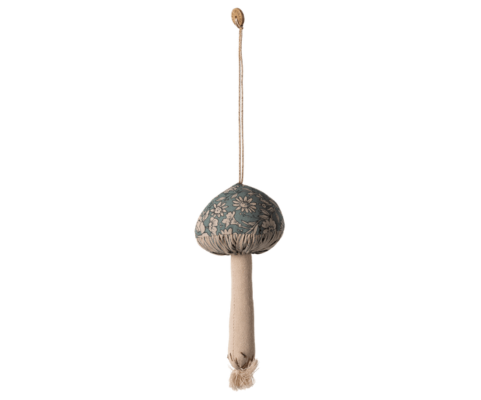 Maileg Mushroom Ornament Blossom Green