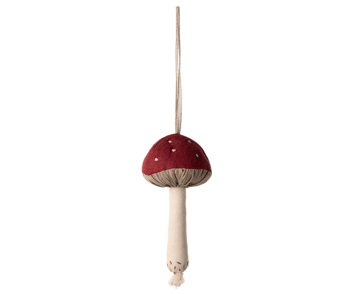 Maileg Mushroom Ornament Red FW26: NEW ARRIVAL