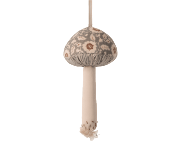 Maileg Mushroom Ornament Winter Flower Green