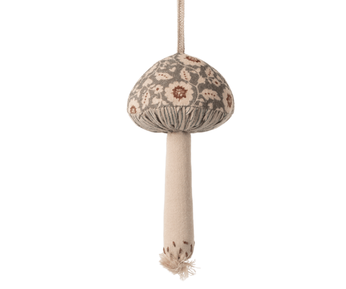 Maileg Mushroom Ornament Winter Flower Green