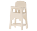 Maileg New High Chair for Mice, Off White: Fall Winter Collection 2022 Furniture - Ruby & Grace