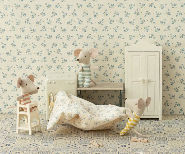 Maileg New High Chair for Baby Mice and My Bunnies Off White: BACK IN STOCK