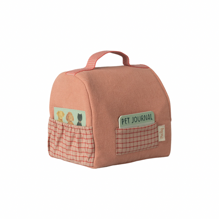 Maileg Pet Carrier Coral