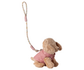 Maileg Pet Suppy Harness and Lead For Puppies, Kittens and Sleeping Bunnies -Rose: BACK IN STOCK