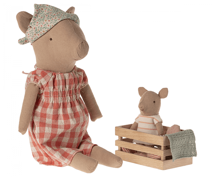 Maileg Pig Girl Preorder Only - Ruby & Grace