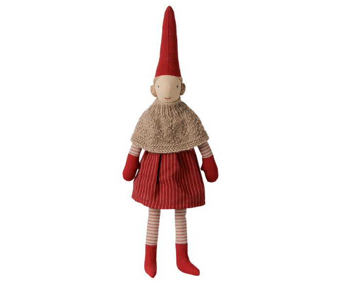 Maileg Pixy Size 2 Girl Knitted Cape FW26: NEW ARRIVAL