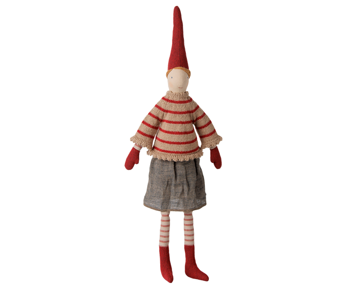Maileg Pixy Size 3 Girl Striped Jumper FW26: NEW ARRIVAL