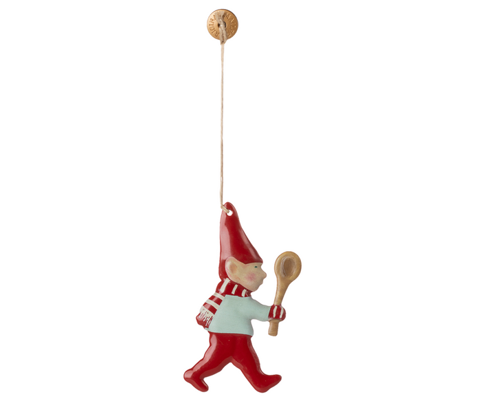 Maileg  Pixy with Spoon Ornament Hanging Christmas Decoration