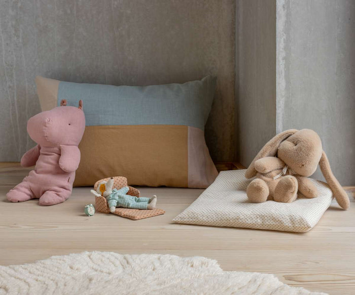 Maileg Plush Bunny Medium Cream Peach FW25 NEW ARRIVAL