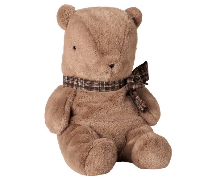 Maileg Plush Teddy Large Dark Mushroom: PREORDER ONLY DUE OCT