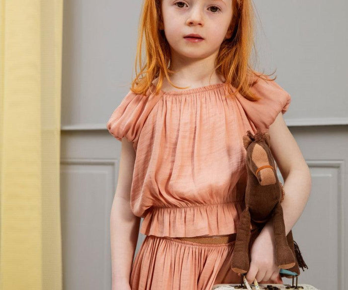 Maileg Princess Blouse Melon 4-6 & 6-8 years: Magic Wardrobe 2023 NEW ARRIVAL - Ruby & Grace