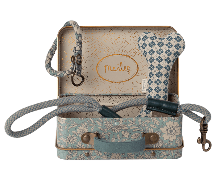 Maileg Puppy Accessory Set Blue: BACK IN STOCK