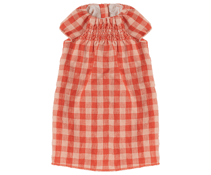 Maileg Rabbit/ Bunny Checked Dress Size 5 Summer 22  Expected May PREORDER NOW.