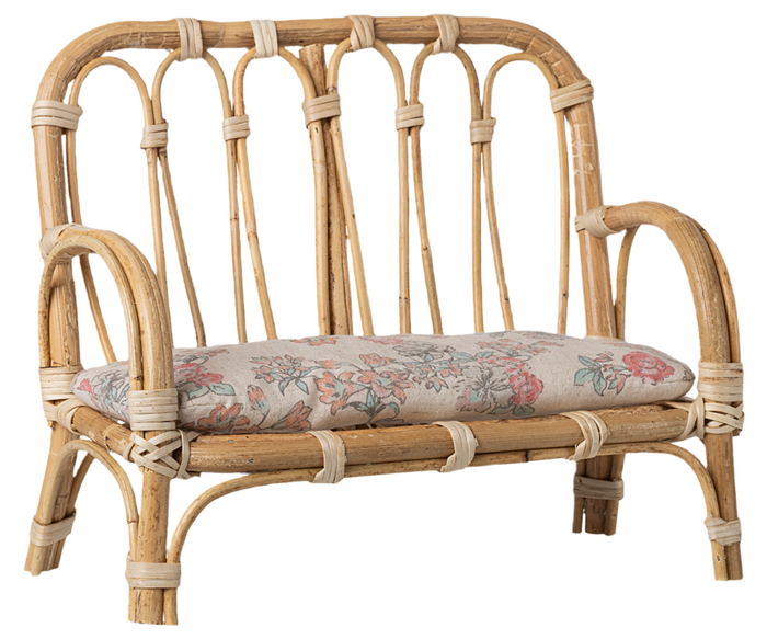 Maileg Rattan Chair Bunny & Teddy Size FW25 NEW ARRIVAL, SOLD OUT