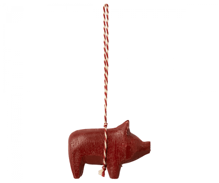 Maileg Red Pig Ornament - Ruby & Grace