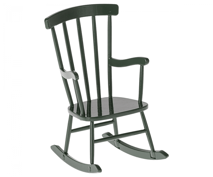Maileg Rocking Chair Dark Green Mouse Sized 2024 NEW ARRIVAL - Ruby & Grace