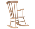 Maileg Rocking Chair Dark Sand Bunny & Teddy Size FW25