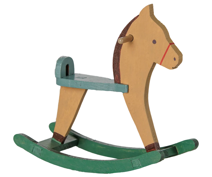 Maileg Rocking Horse Mouse Size FW26: BACK IN STOCK