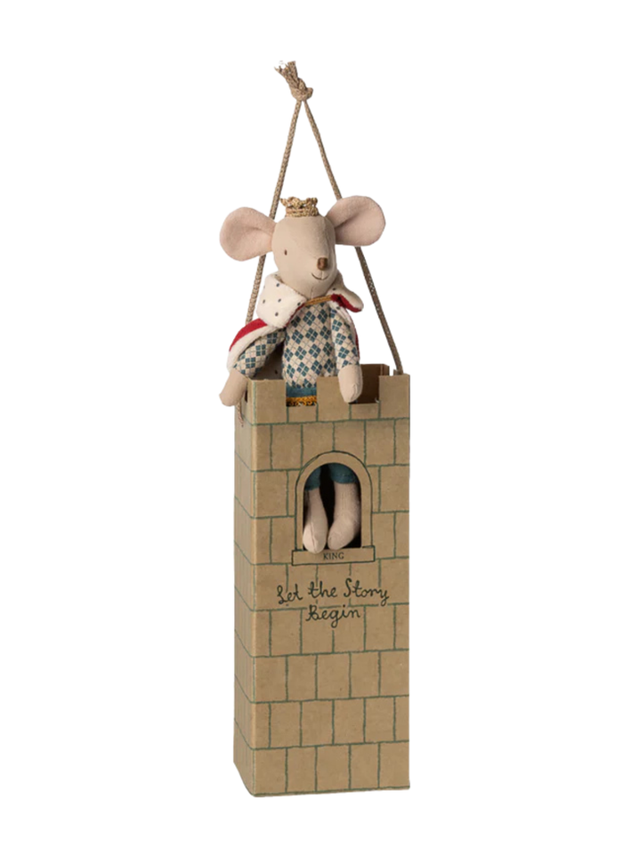 Maileg Royal King Mouse In Tower Dad