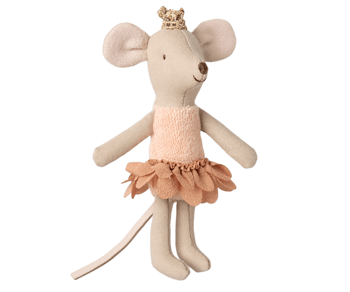 Maileg Royal Princess Mouse Little Sister in Matchbox