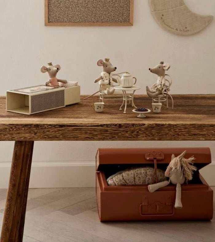 Maileg Royal Princess Mouse Little Sister in Matchbox