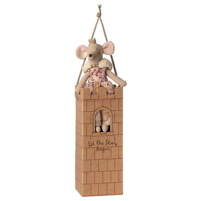 Maileg Royal Queen Mouse In Tower: Mum BACK  IN STOCK